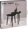 A product box for a set of side tables, showing an image of the tables with decorative items on them. Produktbild-Vorschau