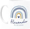 Kinder-Tasse Kunststoff Regenbogen personalisierte Produktbild-Vorschau 2