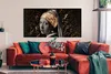 MuchoWow® Poster Mädchen mit Perlenohrring - Braun - Design Produktbild-Vorschau 2