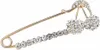 Épingle de sûreté broche avec cristal strass Hockzeit Voir les images du produit 1