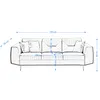 BEAUTYSOFA | 3-Sitzer Sofa VENEZIA Samtstoff Dunkelgrau – Produktbild-Vorschau 7