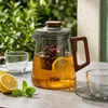 Vilde | Teekanne mit Sieb 700 ml - Schwarzes Glas - mit Produktbild-Vorschau 7