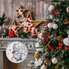 niedlicher Weihnachtswichtel mit Schild Magnet - Frohe Produktbild-Vorschau 3