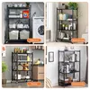 Seven Comfort Küchenregal Standregal Mikrowellen Regal Produktbild-Vorschau 3