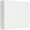 Komoda 140 cm 10 zásuvek skříňka FRAMIRE R-140-S10 bílá Náhled obrázku produktu 1