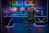 Fauteuil gaming HorseKing avec repose-pieds pivotant pour Voir les images du produit 8
