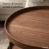 Tavolino da salotto stile loft CORTADO 90 cm ovale con Anteprima dell’immagine prodotto 4