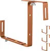 Relaxdays Blumenkastenhalter, 4er Set, verstellbar, ohne Produktbild-Vorschau 1