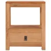 vidaXL Nachttisch 40x30x50 cm Massivholz Teak Produktbild-Vorschau 2