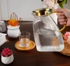 Wasserkaraffe für Kühlschranktür, Glaskaraffe mit Deckel Produktbild-Vorschau 8