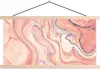 MuchoWow® Textilposter Marmor - Pastell - Rosa - Blau - Produktbild-Vorschau 1