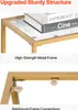 SucceBuy 2-stufiger Konsolentisch aus Glas, rechteckiger Produktbild-Vorschau 5