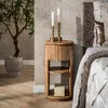Hoyz Collection - Wave XS Runder Nachttisch mit 1 Schublade Produktbild-Vorschau 1