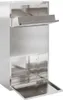 vidaXL Paketdrop-Box mit Speicher Silber 44 x 22 x 82 cm Produktbild-Vorschau 4