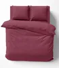 Uni Bettwäsche 200x200 cm bordeaux Doppelbett Einfarbig Produktbild-Vorschau 1
