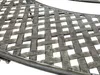 DanDiBo Gartenbank Wetterfest Halbrund aus Metall Braun Produktbild-Vorschau 5