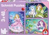 Schmidt Spiele 56376 Puzzle Princezna, víla, mořská panna - Náhled obrázku produktu 1