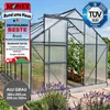 BRAST Gewächshaus Aluminium mit Fundament | 380x250x205cm | Produktbild-Vorschau 8