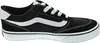 A side profile of a black Vans sneaker with white accents. Náhled obrázku produktu