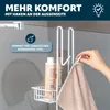 bremermann scaffale doccia sospeso 2 cestini 70 cm (bianco) Anteprima dell’immagine prodotto 6