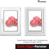 Framex Kellerfenster Kunststoff Fenster Weiß Milchglas Produktbild-Vorschau 5