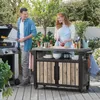 Keter Grilltisch UNITY XL in Holzoptik Pinie | 298 Liter Produktbild-Vorschau 3