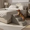 Domarex DOGGURU Streifen Beige Hundetreppe 3 Stufen Produktbild-Vorschau 4