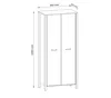 AX LIVING Armoire de plain-pied Iseonia S2P, chene Wotan & Voir les images du produit 3