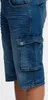 Blend He BHDenim Pantaloncini cargo da uomo con tasche Anteprima dell’immagine prodotto 11
