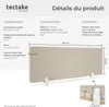 Cloison de bureau Noisy avec coins arrondis - 160 x 40 cm, Voir les images du produit 6