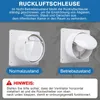 22W Solarpanel Solar Ventilator Abluftventilat mit Timer & Produktbild-Vorschau 5