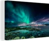 MuchoWow® - Leinwandbilder - Nordlichter - See - Norwegen, Produktbild-Vorschau 1