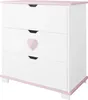 ZEE HEART Set Dětský Nábytek Bílý Postýlka 120x60 cm se Náhled obrázku produktu 8