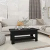 vidaXL Stolik kawowy czarny 102x55x42 cm materiał Podgląd zdjęcia produktu 2