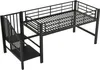 Merax Etagenbett Halbhohes 90x200 cm, Hochbett mit Produktbild-Vorschau 8