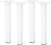4er Set Möbelfüße Schrankfüße Weiss Eckig 25x25mm Sofafüße Produktbild-Vorschau 1