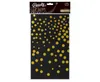 Obrus foliowy w złote kropki - czarny - 137x183 cm Podgląd zdjęcia produktu 2