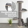 Kratzbaum wandmontiert 185 cm hoch, XXL Katzenbaum Premium Produktbild-Vorschau 8