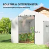 Outsunny tuinhuis, tunnelmodel, 2 x 3 meter, 6 m², met Productafbeelding-voorbeeld 11