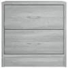 vidaXL Noční stolek Grey Sonoma 40x30x40 cm výrobek ze Náhled obrázku produktu 4