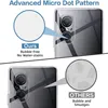 Comparison of a phone case with a micro-dot pattern versus one without, highlighting bubble-free and no water-stains features. Anteprima dell’immagine prodotto