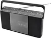 A studio shot of a portable audio system. Voir les images du produit