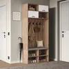 Garderobenset, Komplett-Set Flurgarderobe mit Sitzbank, 5 Produktbild-Vorschau 3