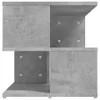 vidaXL Beistelltisch Betongrau 40x40x40 cm Holzwerkstoff Produktbild-Vorschau 5