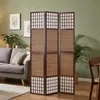 Homestyle4u Paravent Raumteiler 3 teilig Blickdicht Holz Produktbild-Vorschau 13