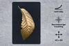 MuchoWow® Mauspad Mousepad Baum - Blatt - Gold 40x60 cm - Produktbild-Vorschau 2