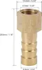 Raccord Cannelé 8mm ID x G1/8" NPT Femelle en Laiton Voir les images du produit 3