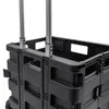 Chariot de courses pliable noir jusqu'à 18 kg avec Voir les images du produit 6