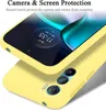 Cadorabo Schutzhülle für Motorola EDGE 30 Hülle in Gelb Produktbild-Vorschau 4