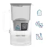 Wessper D2 BOROSILICATE Wasserfilterkanne 3 L Grau – Produktbild-Vorschau 2